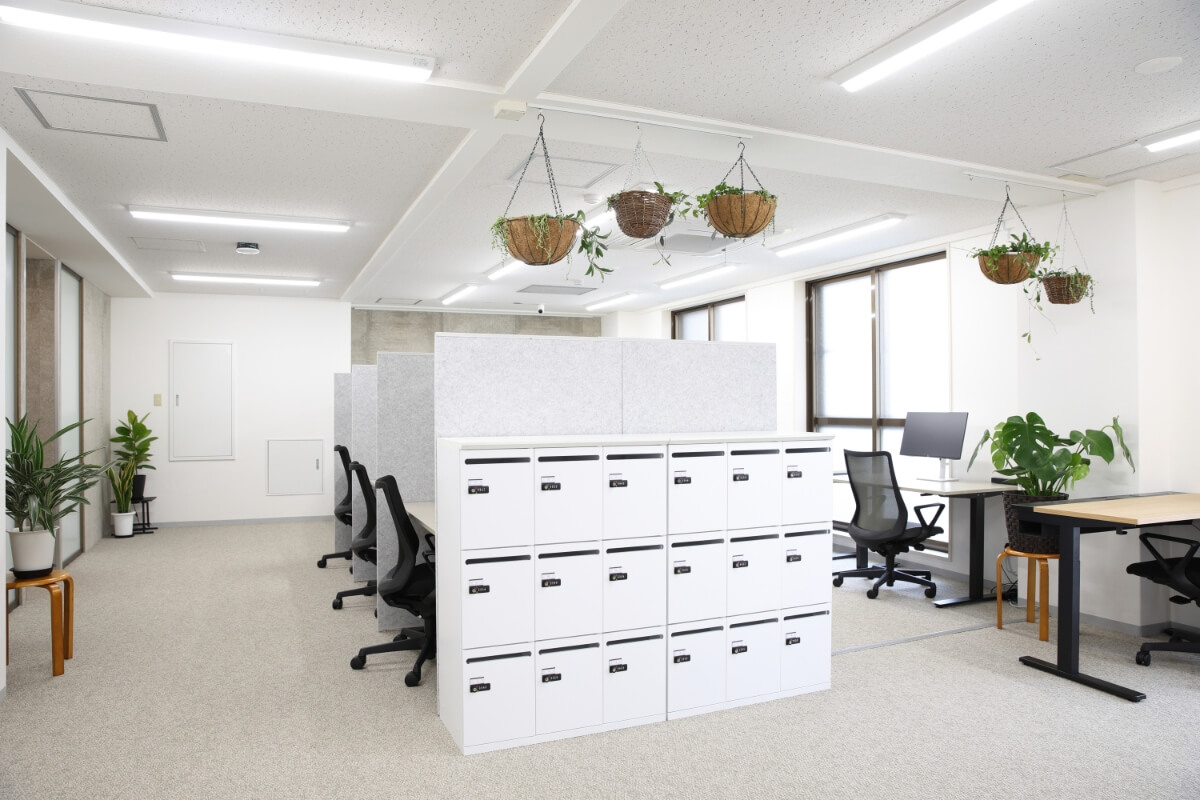 鍵付きロッカー